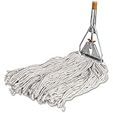 Complete Mop, 4-Ply, 15/16"x60" Wood Handle, 24 oz Head