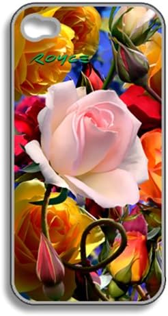 3D Apple iPhone 4 4S Protective Skin Hard Case Back Cover With 3-D "Roses" Floral Art By Royce B McClure: Screen Protector Film Included