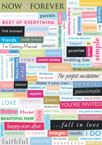 Making Memories Word Fetti Stickers, Wedding