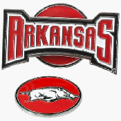 Arkansas Razorbacks Hat Clip Golf Ball Marker