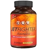 JETFIGHTER AWAKE - JET LAG RELIEF - FIGHTS TIREDNESS - For TRIPS across multiple TIME ZONES - CAFFEINE 100mg   TAURINE   more - Get it before a flight to EUROPE, ASIA, AFRICA or AUSTRALIA - 30 ENERGY PILLS - Combats DAYTIME SLEEPINESS - Helps regulate CIRCADIAN RHYTHM