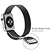 Apple Watch Band , Swees 38mm Milanese Loop Stainless Steel Bracelet Strap Replacement Wrist Band with Unique Magnet Lock for Apple Watch Series 2 (2016) / Series 1, No Buckle Needed, Black