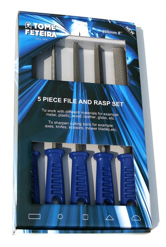 Collar EM8S5 5-Piece File Set with Ergonomic Handles