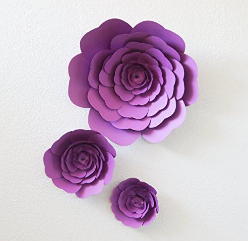 Large Paper Flowers, Children's Room Decor, Living Room Decor, Wall Decor, Baby Nursery Decor, Photo Prop, Wedding Decor, Giant Paper Flowers,RS1151