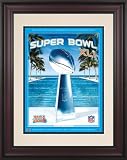 Framed 10.5 x 14 Super Bowl XLI Program Print | Details: 2007, Colts vs Bears