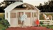 Two-Stall Natural Wood Barn