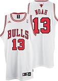 Joakim Noah Chicago Bulls White Swingman Adidas NBA Jersey