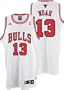 Joakim Noah Jersey: adidas White Swingman #13 Chicago Bulls Jersey