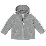 The Childrens Place Baby-Boys Heather Grey Zip-up Fleece Hoodie