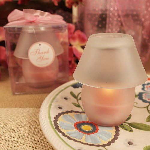"Perfect Shade" Pink Candle Lamp - Set of 12