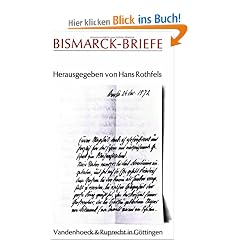 Bismarck- Briefe (Gottingische Gelehrte Anzeigen)