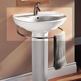 American Standard 0268.008 Ravenna Pedestal Sink, Black