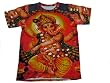 T- Shirt Hindu Ganesha Art Yoga Meditation Gift Tee Shirts Reddish Yellow M