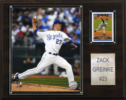 MLB Zach Greinke Kansas City Royals Player Plaque