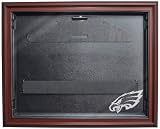NFL Philadelphia Eagles Removable Face Jersey Display -Mahogany with Museum Quality UV Upgrade