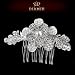 Haarkamm Strass Brautschmuck Hochzeit Haarschmuck AD320