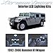 XtremeVision Hummer H1 Wagon 1992-2006 (14 Pieces) Cool White Premium Interior LED Kit Package + Installation Tool