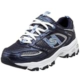 511fGPXvMdL. SL160  Skechers Womens D Lites   Dice Sneaker,Navy/Silver,9.5 M US