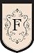Regal Monogram Estate Flag - F