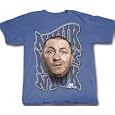 Three 3 Stooges Curly NYUK, NYUK, NYUK Adult T-shirt