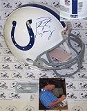 Peyton Manning Autographed/Hand Signed Indianapolis Colts Full Size Authentic Helmet