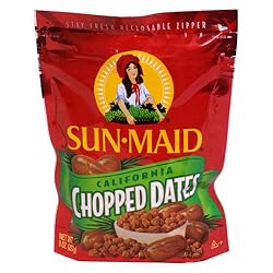 Sun Maid Chopped Dates, 8-Ounce Bag (Pack of 5)