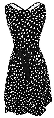 Bonmode Women's Retro Geometric Dress and