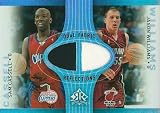 サム キャセール / ジェイソン ウィリアムス 2006/07 UD Reflections Dual Fabrics jason williams