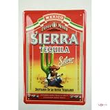 Blechschild Sierra Tequila 20 x 30 cm tin sign enseignes en metál Metallschild Retro Werbung Blechschilder