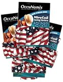 MiraCool American Flag Cooling Bandanas. Pack of 4 Bandanas - Reusable