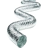 Deflecto Metallic Duct, Multi layer, Super Flexible, 4" x 20', Silver (F0420B/6)
