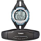 Timex Ironman Road Trainer Digital Heart Rate Monitor - Mid-Size - Women's Black/Aqua, One Size