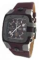 Diesel Men's Chronograph Brown Leather Watch #DZ4144