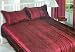 Double Bed Hand Quilted Bedspread including Shams - Marselles - Burgundy Image