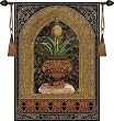 Pineapple Urn Tapestry Wallhanging Comes With Wall Hanging Rod and Tassels