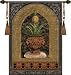 Pineapple Urn Tapestry Wallhanging Comes With Wall Hanging Rod and Tassels