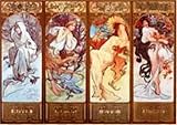 Winter, Spring, Summer, Autumn, Alphonse Mucha (4000 pc puzzle)