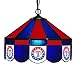 Imperial Texas Rangers Licensed 16-Inch Diameter Stained Glass Pub Light