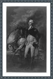 Historic Print (S): [George Washington standing alongside horse]