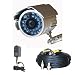 Photo : Infrared Color Day Night 1/4" Sony CCD CCTV Camera with Free 12 V 500ma Camera Regulated Power Supply and 100ft Video Power Cable IR24SKC 1OS