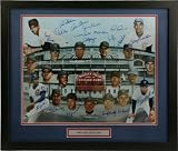 1969 Chicago Cubs Team Signed - Wrigley Field - Framed 16x20 Photograph with 18 Signatures