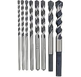 Bosch HCBG600T Blue Granite 6 Piece Hammer Drill Bit Carbide Tip Tapcon Set