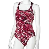 Speedo Women's Aquatic Endurance+ Polyester New Paisley Allover Print Ultraback Swimsuit