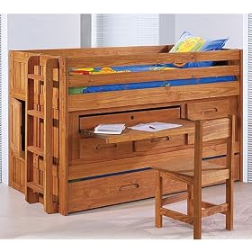 Discovery All In One Junior Twin Twin Dresser Mirror Chair