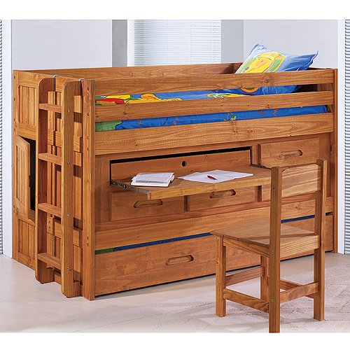 Loft Bed with Desk