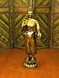 Life Size Brass Standing Buddha Sculpture 5 Ft Garden Statue India