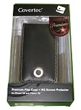 Covertec - SX256 - Etui en cuir flap pour Iphone 3G - Finition piqu� sellier - Noir