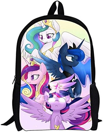 My Little Pony Shoulders Bag Preppy Style Cartoon Backpack Students Schoolbag (Style4)