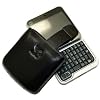 Suncase Ledertasche (Lasche mit R�ckzugfunktion) f�r Motorola Flipout schwarz