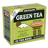 Bigelow Decaffeinated Green Tea, 40-Count Boxes (Pack of 6)